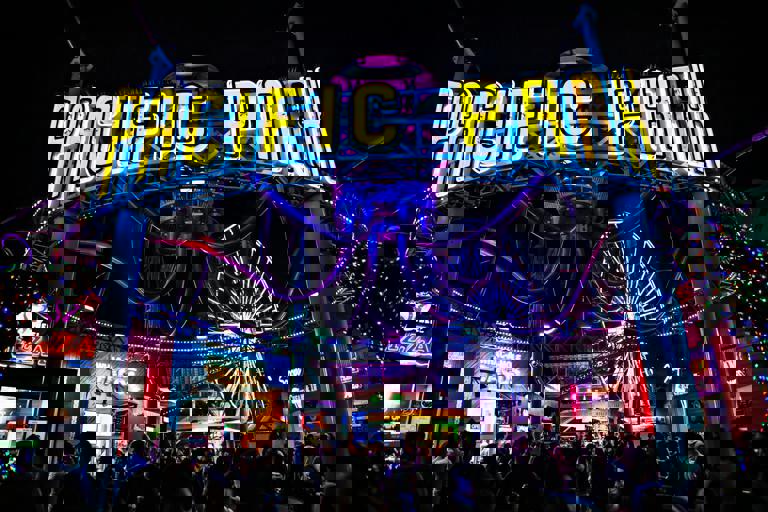 Pop-Up Roller Rinks Transform Parking Lots into Neon Nightlife Hubs